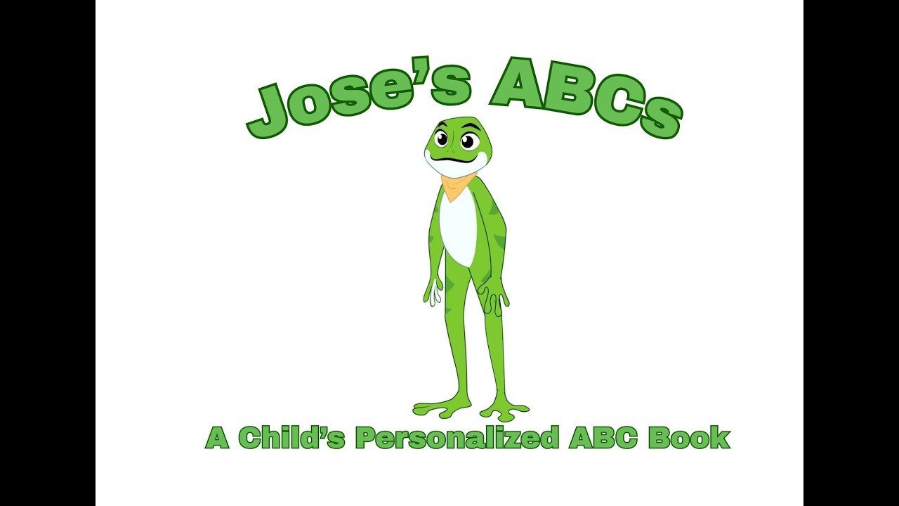 Jose''s ABC Animal Learning Storybook - Personalized kids' Video