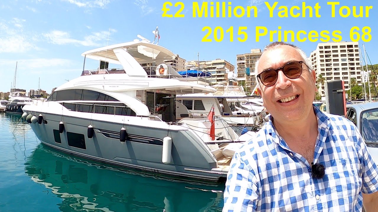 £2 Million Yacht Tour : 2015 Princess 68