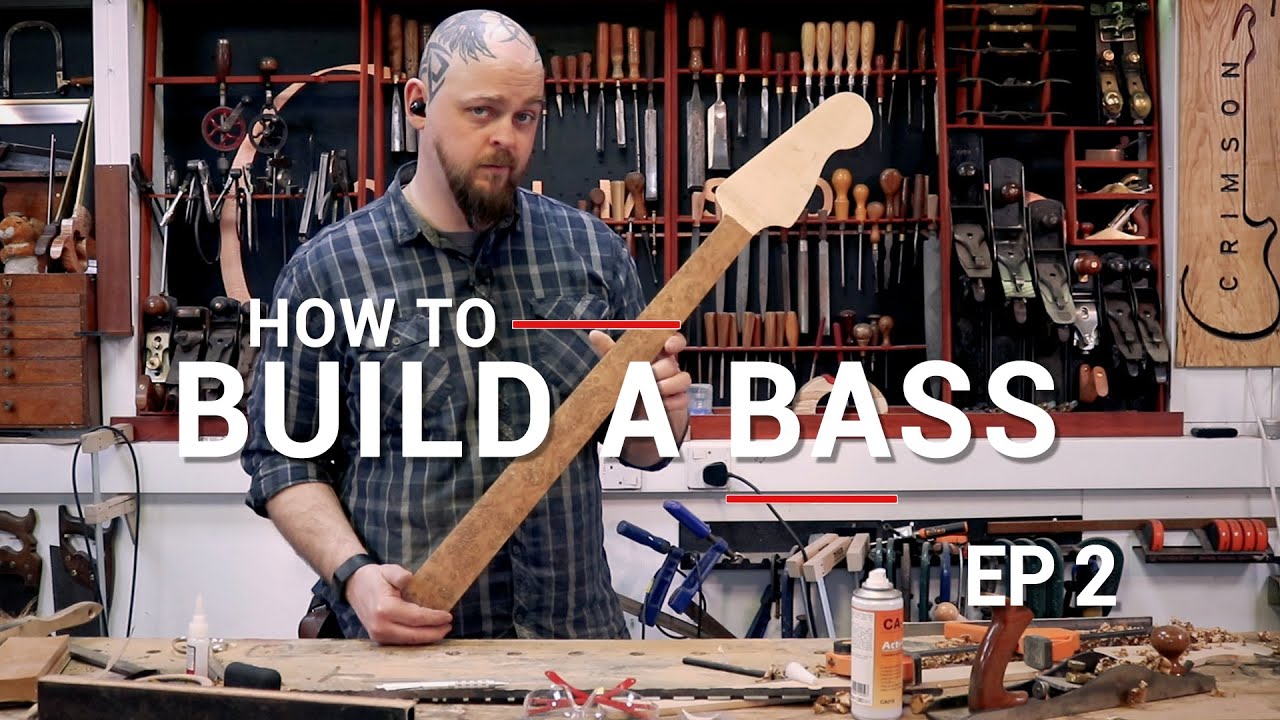 Ep 2 -  Begin building the neck - How to Build a P-style Bass Guitar