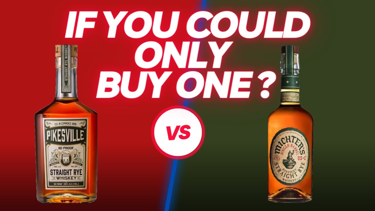 Лучший ржаной виски до 40 долларов? Pikesville против Michter's Rye!