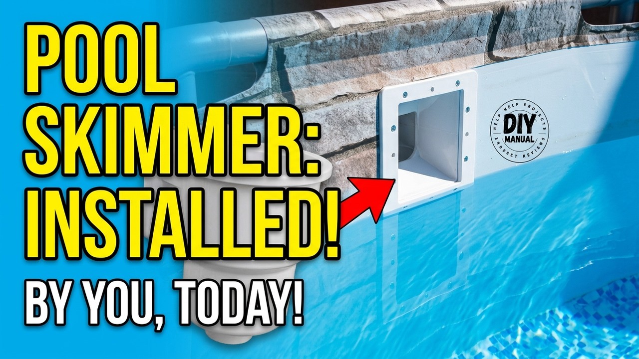 Easy Pool Skimmer Install Anyone Can Try!
