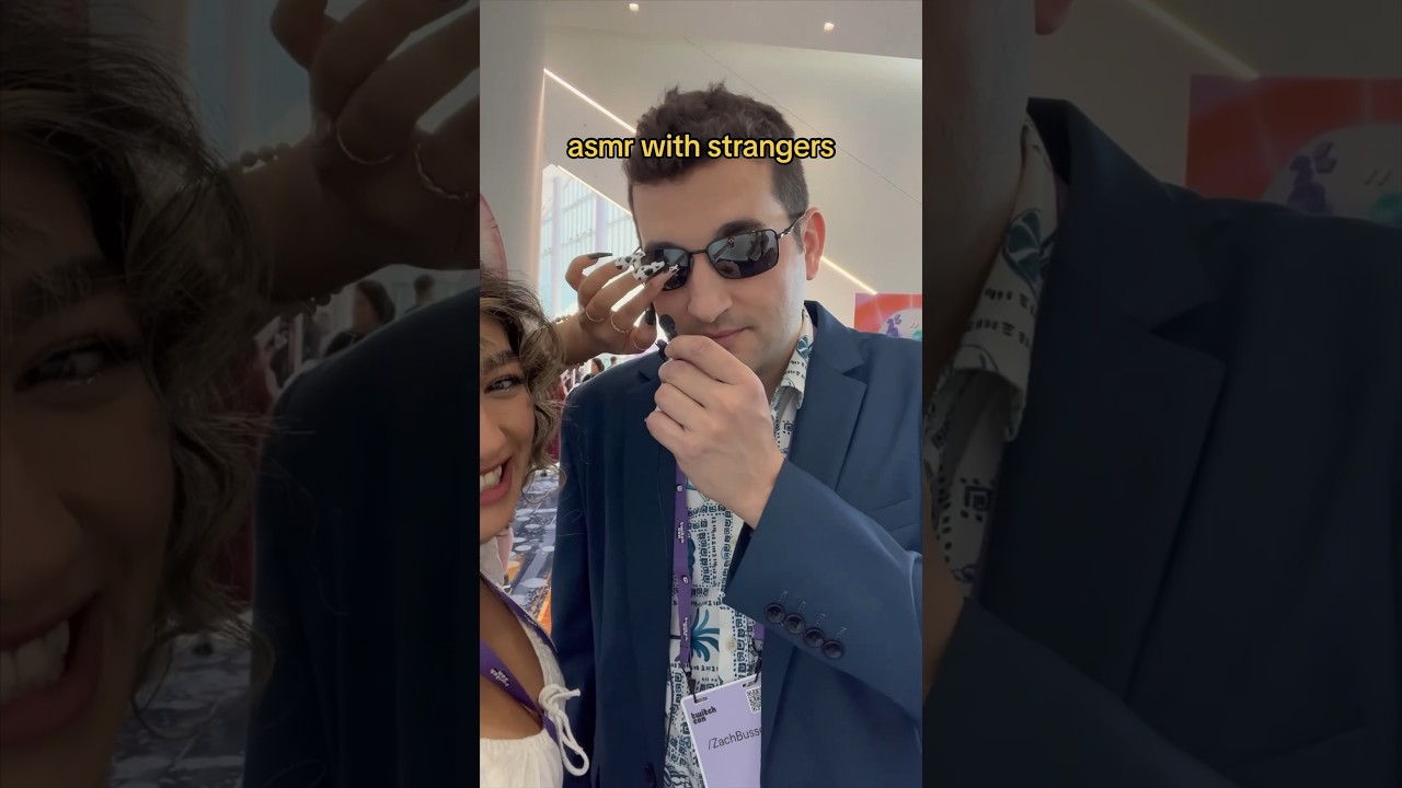 tapping on a strangers glasses 🕶️ #asmr #publicasmr  #asmrtapping