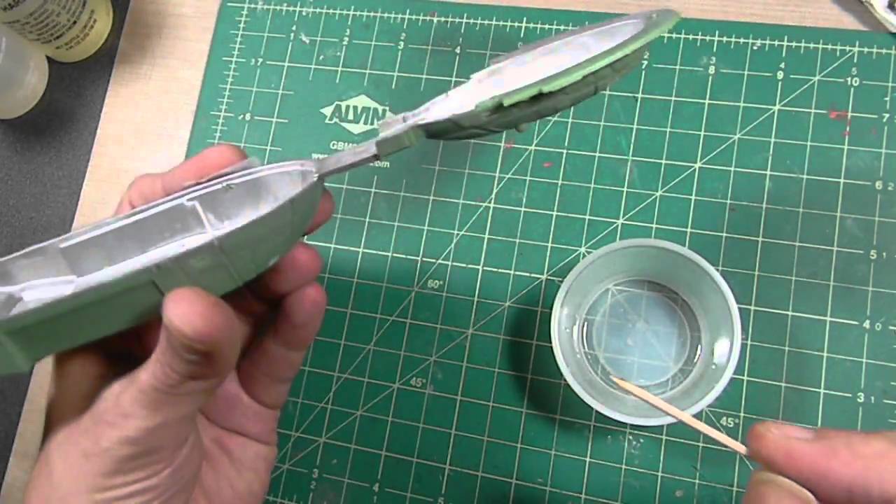 AMT Round 2 Klingon Bird of Prey Build Part 2