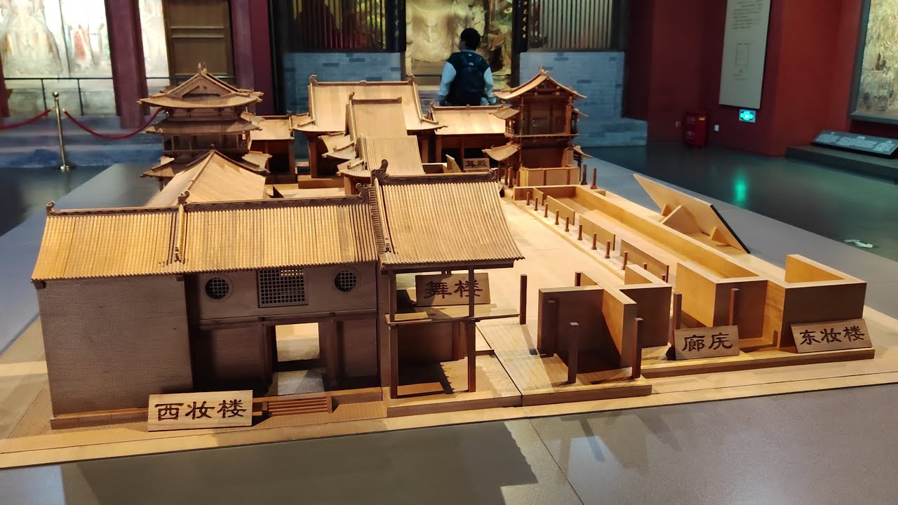山西晋城市博物馆里，有整座的金代墓穴和戏台，很适合古建筑爱好者来学习【徐公读城】