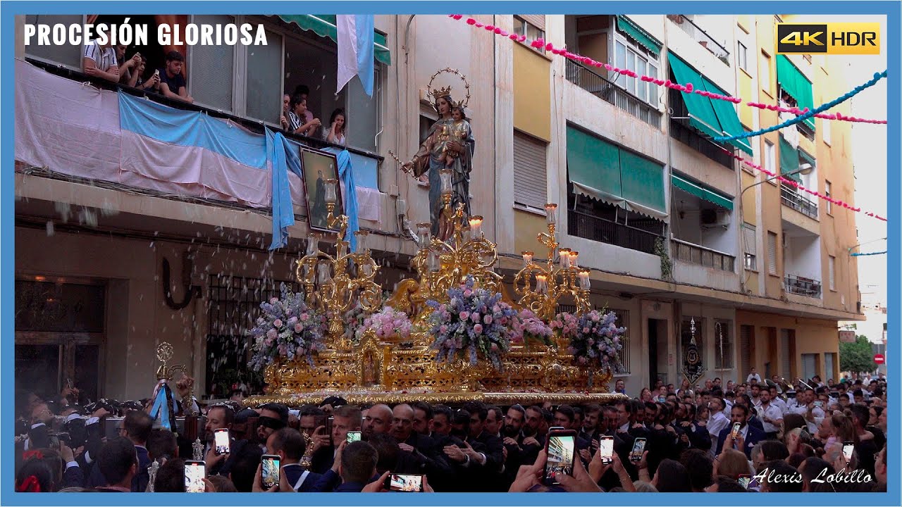 AUXILIADORA | Sevillanas y Petalada en Calle Daoiz | Málaga 2022 [4K-HDR]