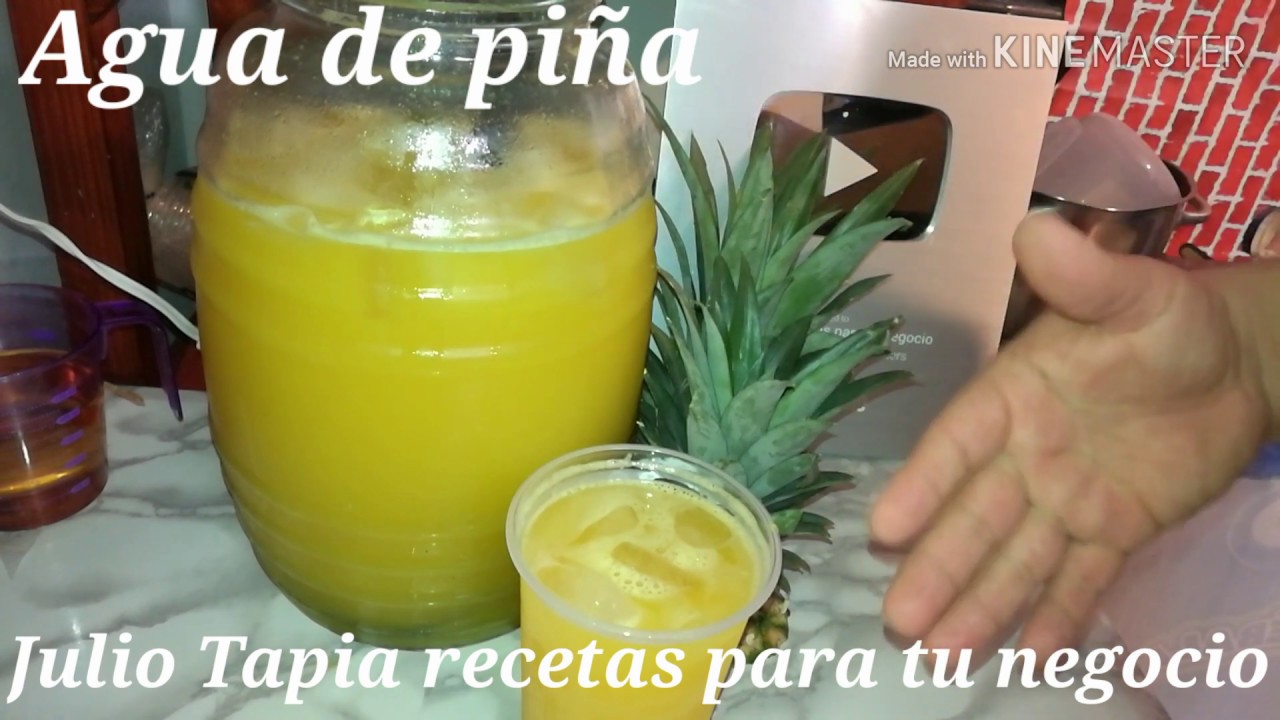 Agua fresca de piña para negocio mejor que la Michoacána