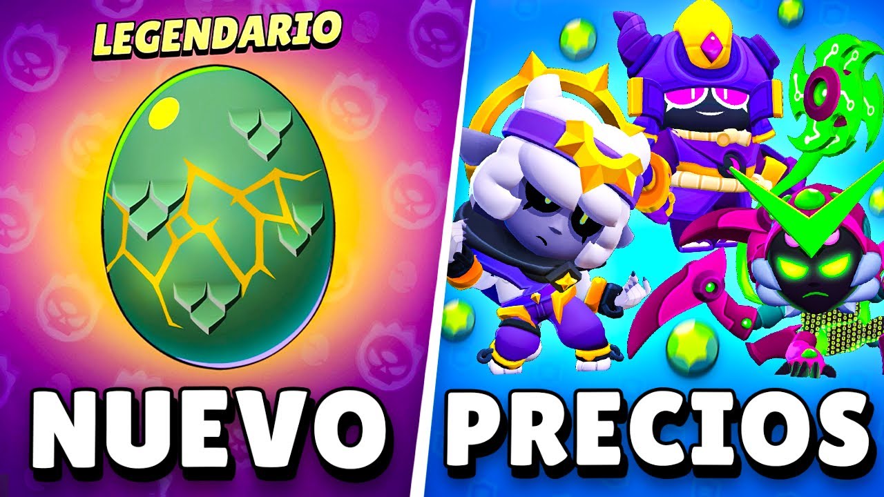 NUEVO HUEVO LEGENDARIO Y PRECIOS de LAS NUEVAS SKINS | SNEAK PEEK de BRAWL STARS