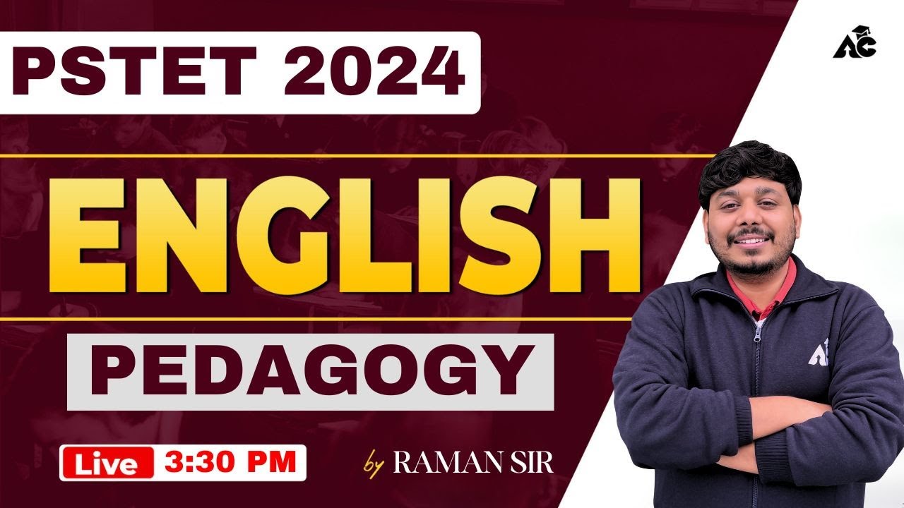 PSTET 2024 | English Pedagogy | PSTET Exam Preparation 2024 | By Raman Sir
