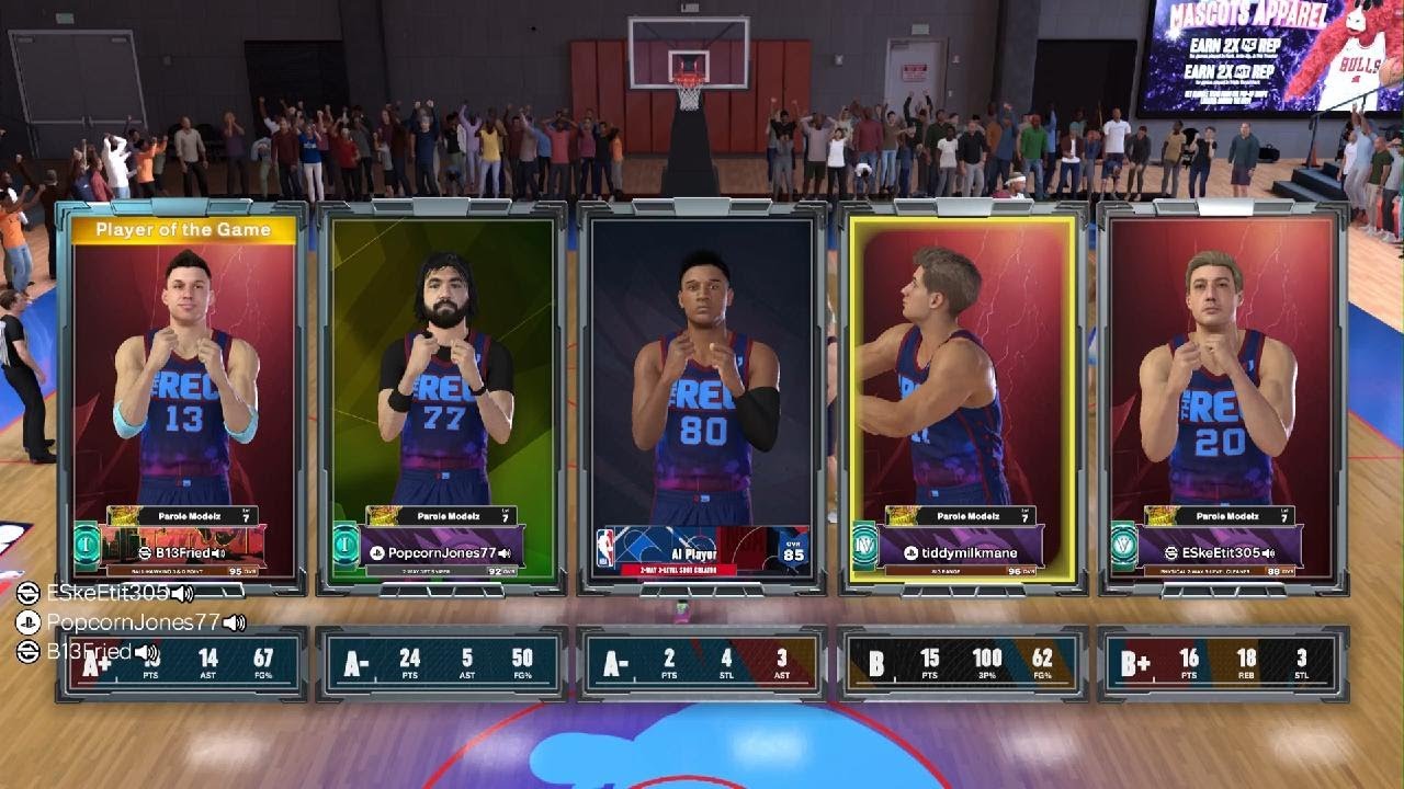 Parole Modelz steamroll 75-38 in NBA 2K26 REC (Pistol 92 Overall: 24 PTS 5 AST) 