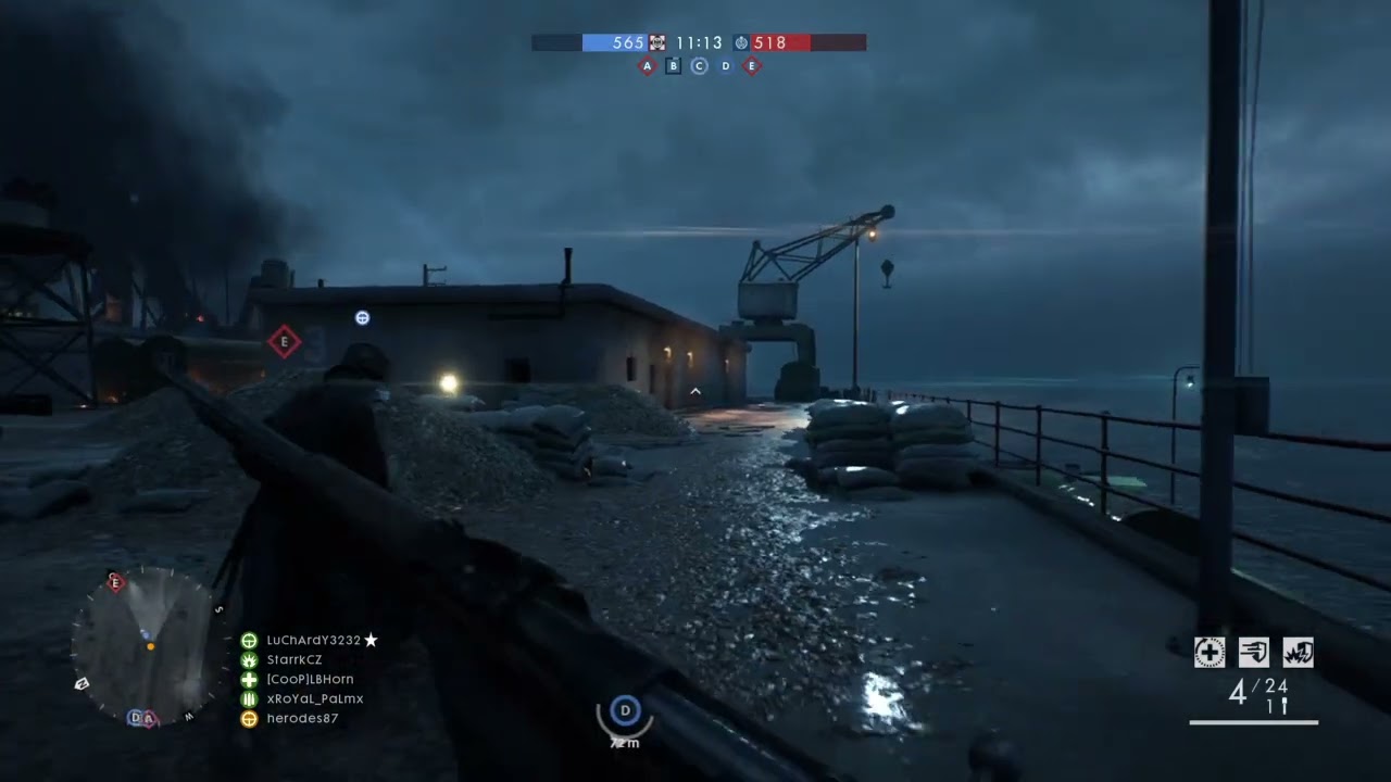 Battlefield 1 PS4 CQ Zeebrugge Gewehr 98 30-5
