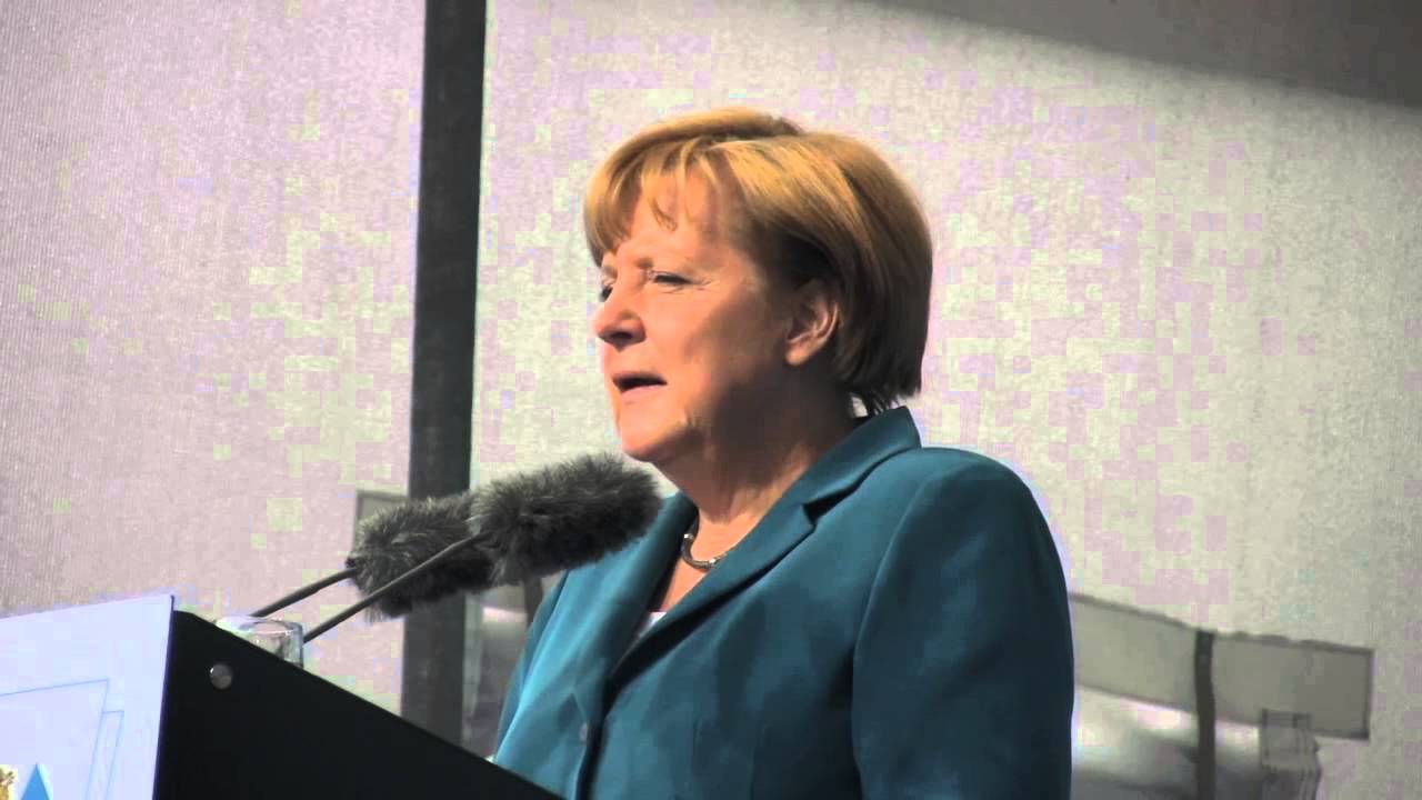Bundeskanzlerin Angela Merkel in Miesbach