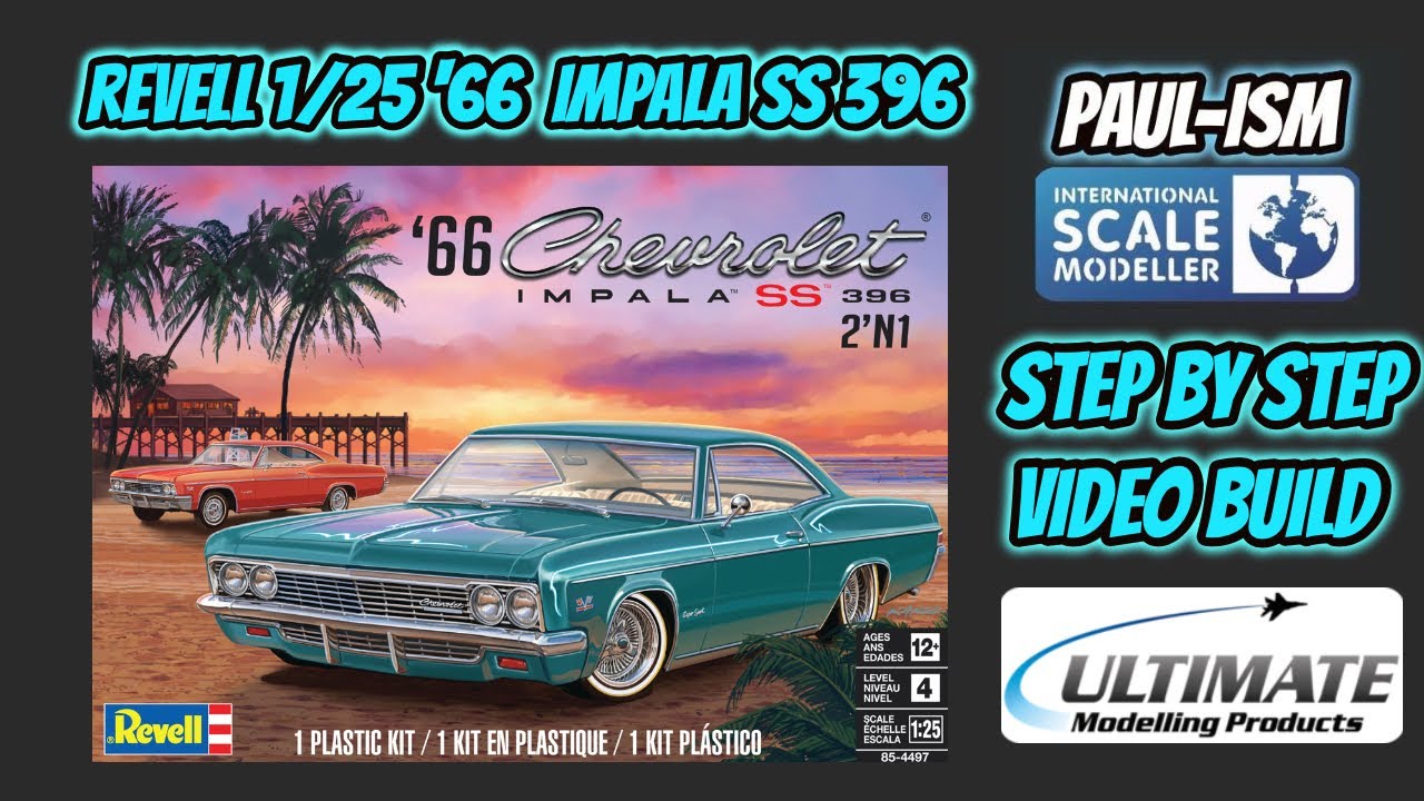 Часть 3 — Revell 1/25 '66 Chevy Impala SS — пошаговая сборка
