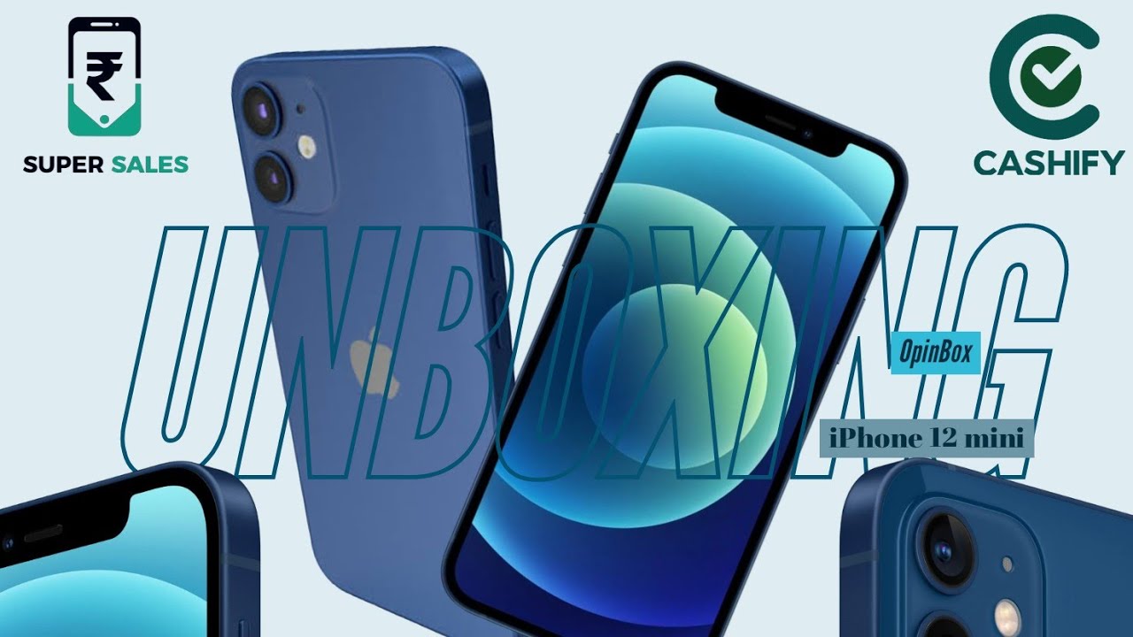 UNBOXING || #2 Apple iPhone 12 Mini (Blue)|| Grade C || Super Sale || Cashify || 2024
