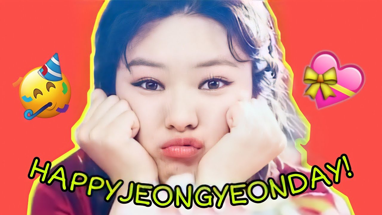 YOO JEONGYEON  moments to celebrate her birthday