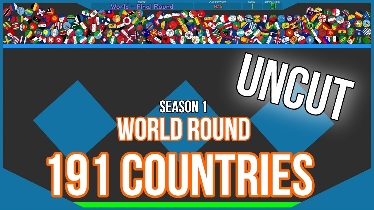 MARBLE RACE: 191 countries 190 times eliminations
