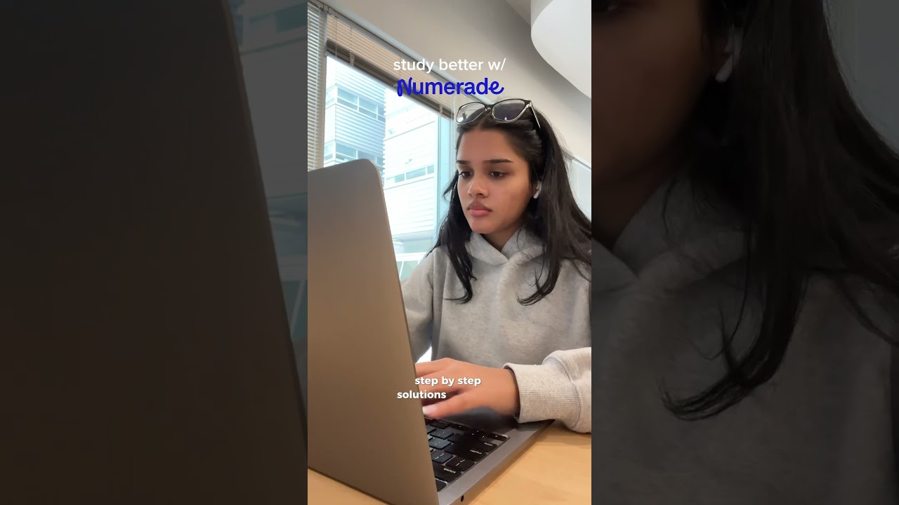 Study better and smarter with Numerade 😉
