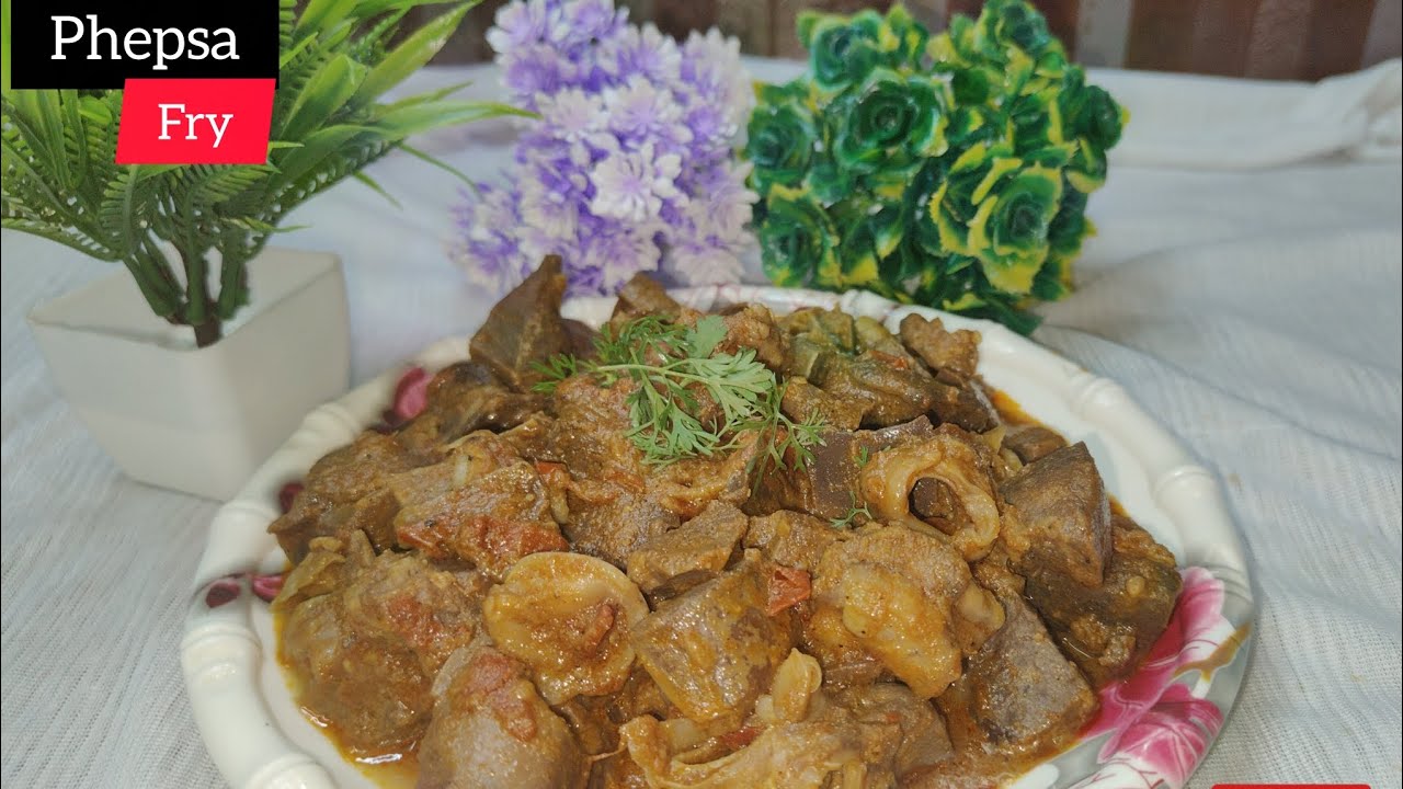 Phepsa fry recipe|| mutton lungs fry recipe|| fefada fry recipe 