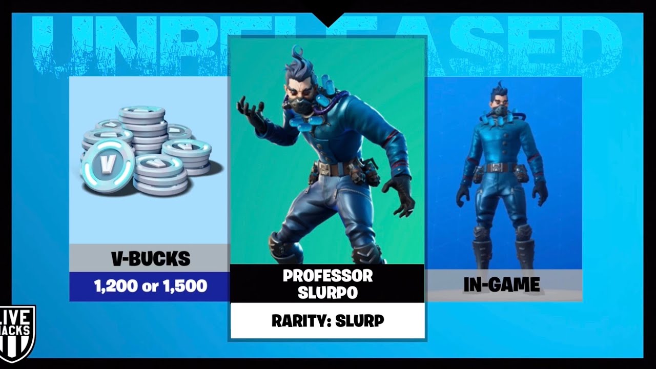 UNRELEASED &ldquo;PROFESSOR SLURPO&rdquo; SKIN SHOWCASE!!!