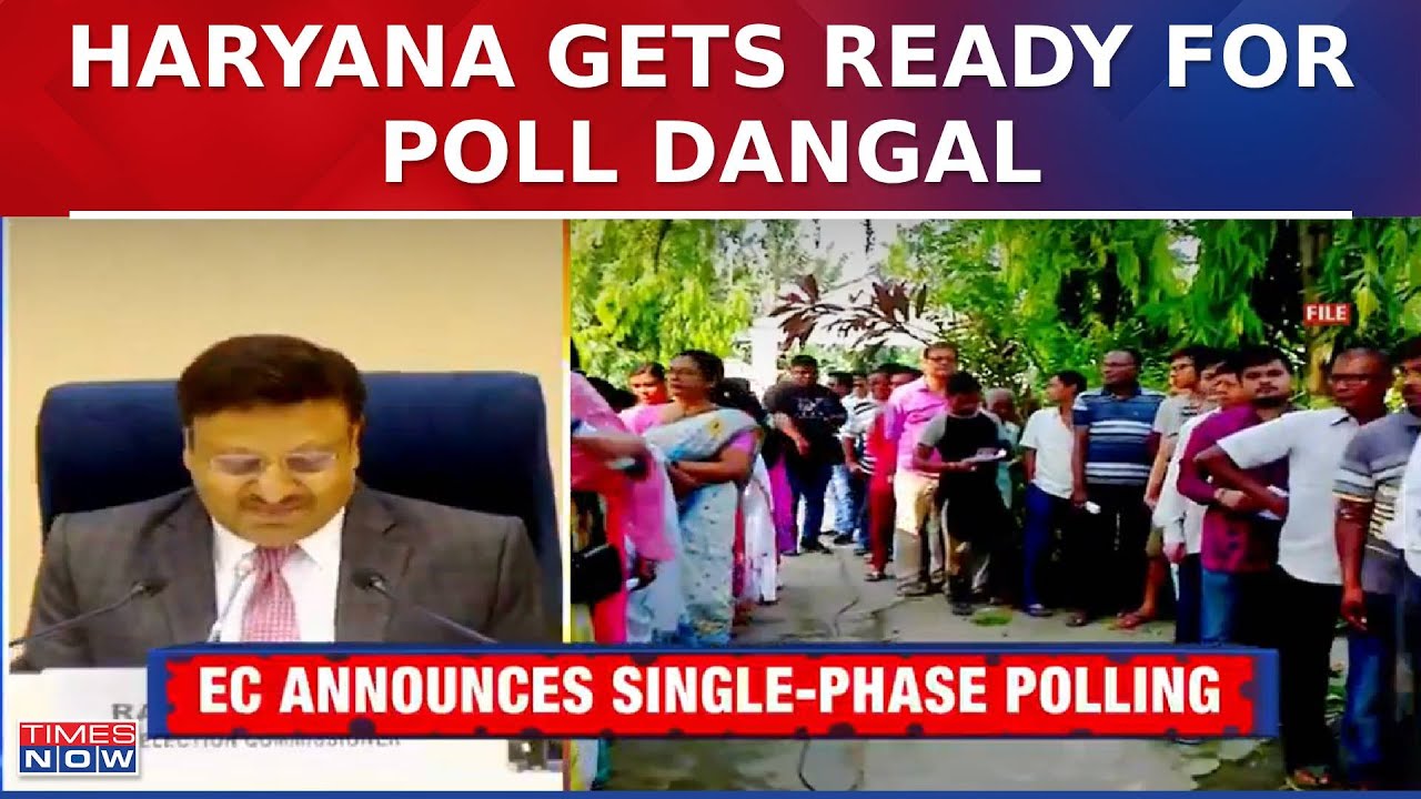 Haryana Assembly Elections Set for October 1, Results to Be Declared on October 4 | English News