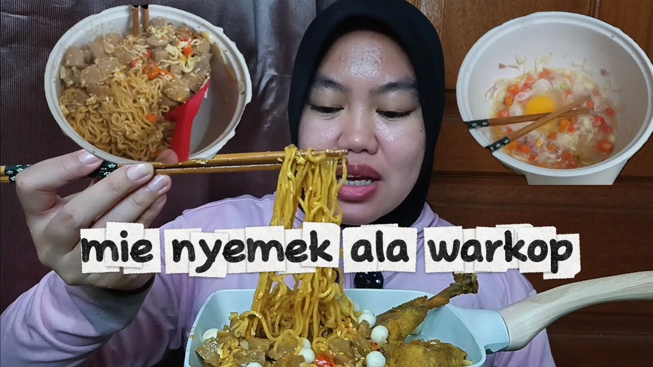 SAHUR!! Nyoba Mie Goreng Nyemek Ala Abang Abang, Rasanya Gila Enak