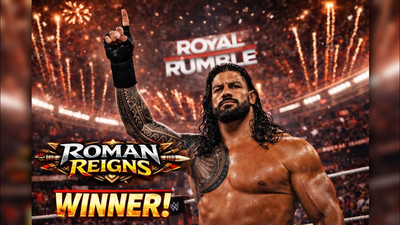 Roman Reigns Wins Royal Rumble 👑 | WWE 2K25 Netflix Edition | Tribal Chief Rules