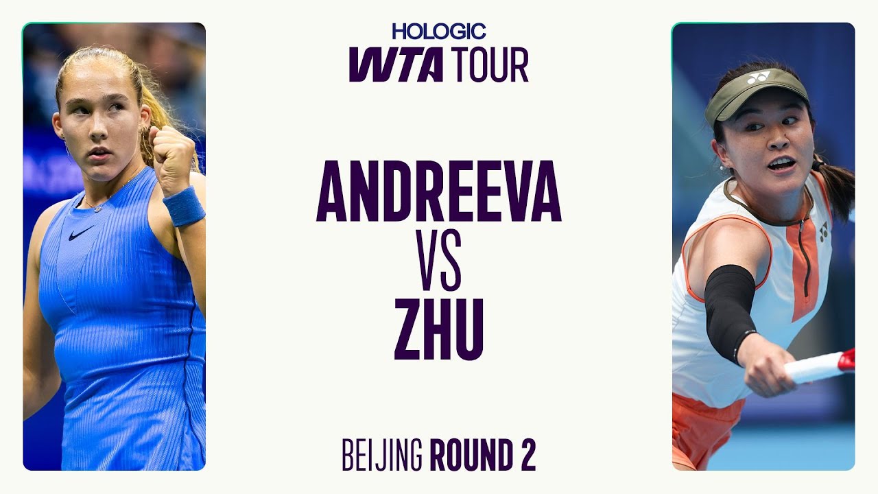 Mirra Andreeva vs. Lin Zhu | 2025 Beijing Round 2 | WTA Match Highlights