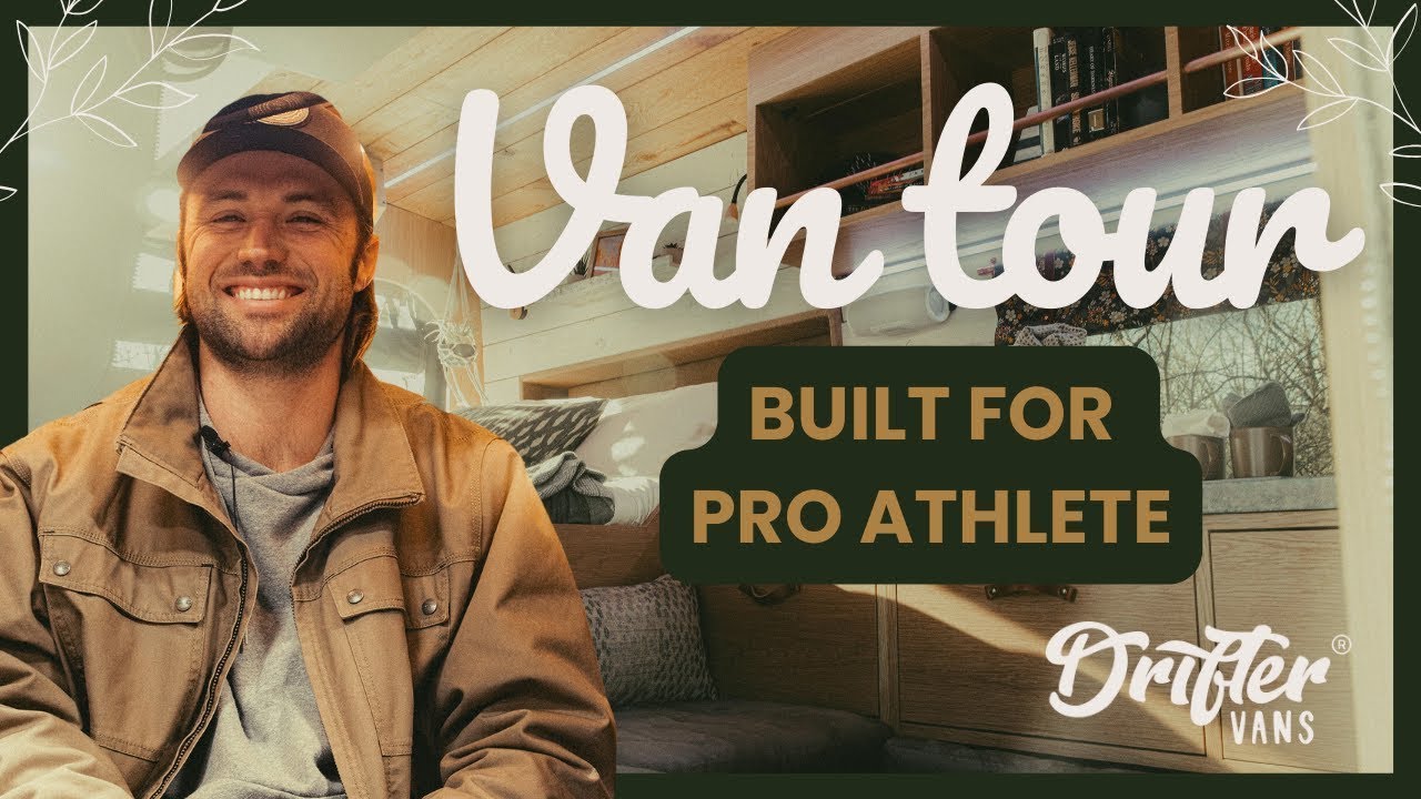 NFL QB Gardner Minshew’s Custom Van Tour | From Prison Bus to Drifter Vanlife