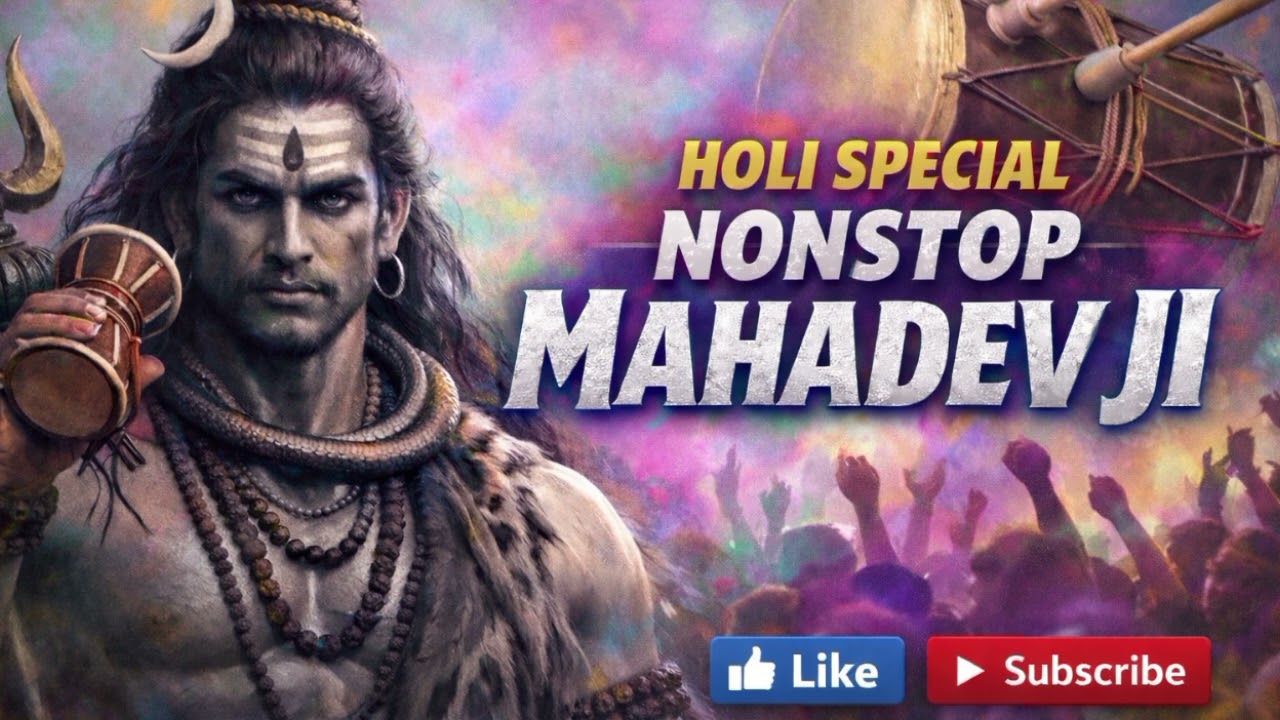 Holi Special Mahadev Ji 🔱 | Bholenath Rap Song 2026 | Nonstop Holi Rap | Real RPS Studio