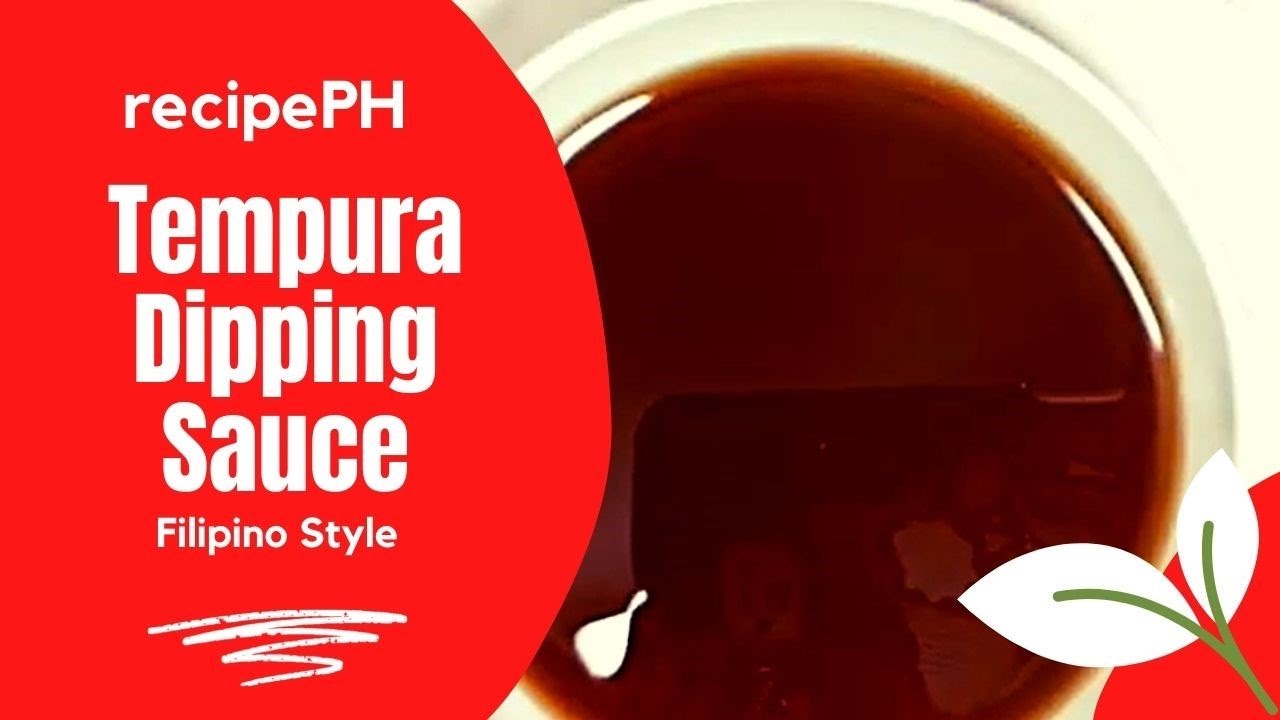 recipePH EASY TEMPURA SAUCE | Filipino Style Tempura Sauce