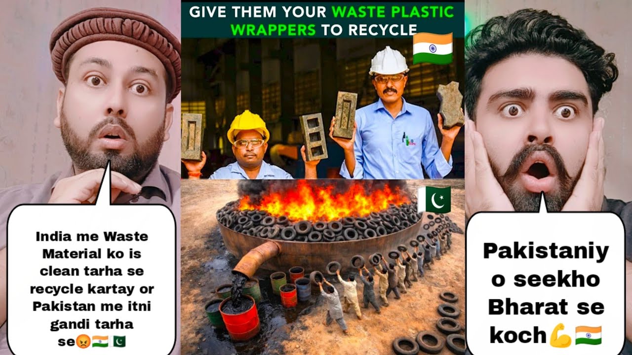 How India Recycle Waste Vs How Pakistan Recycle Waste | Pakistani Reaction 