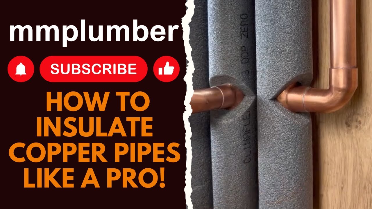 How to insulate copper pipes like a pro!