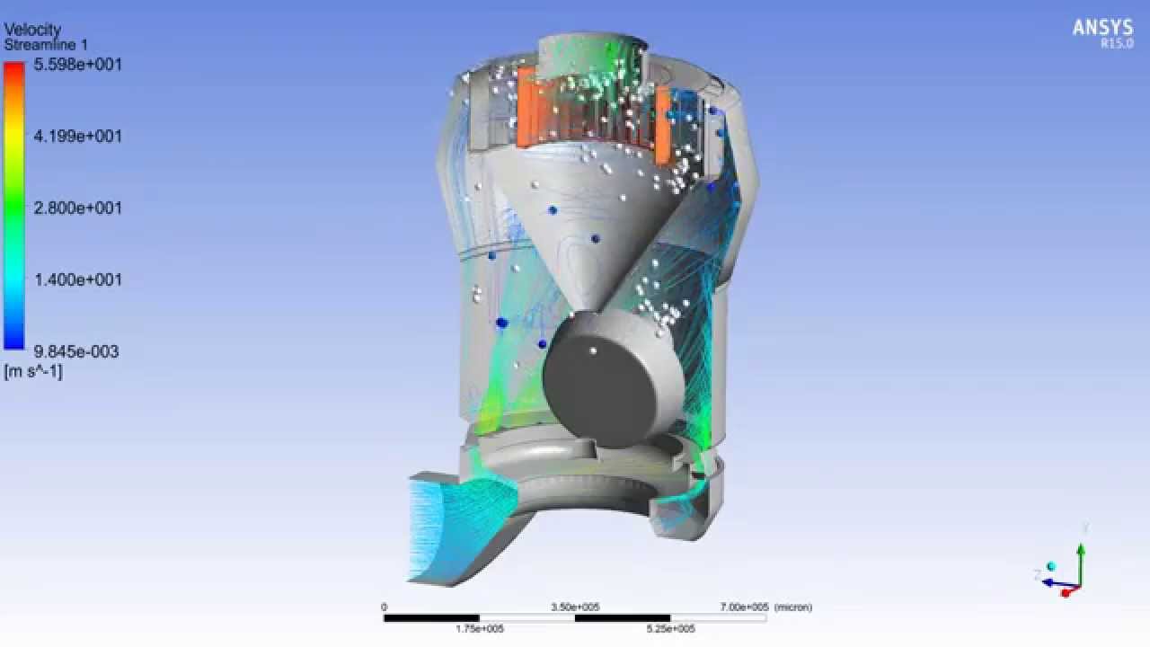 VERTICAL ROLLER MILL ANSYS CFD MODEL