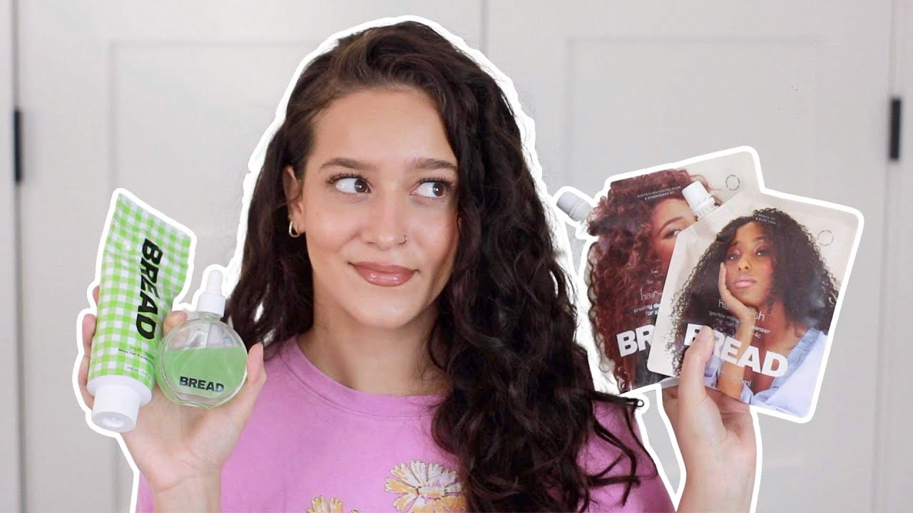 I tried BREAD haircare 🥴 on my wavy hair! what is this?!