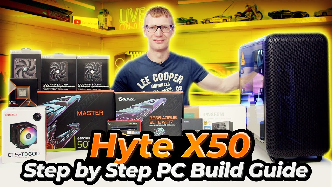 Сборка Hyte X50 — пошаговое руководство