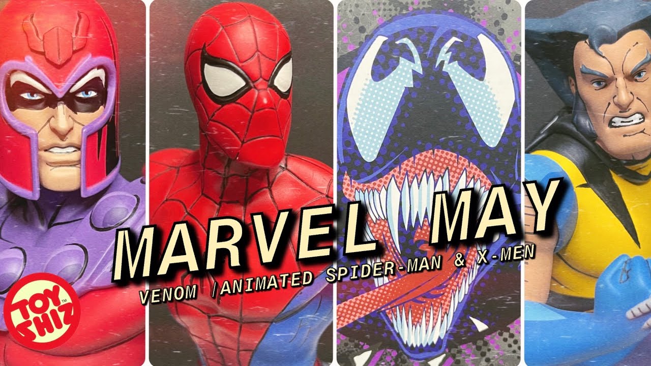 2021 MARVEL MAY Diamond Select 90s Animated X-Men/Spider-Man Busts & The Venom Box by Culture Fly