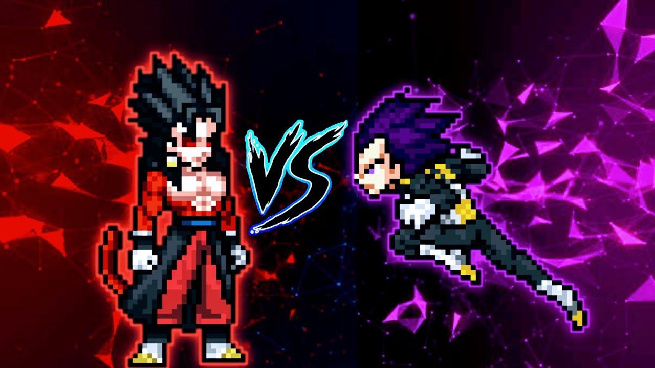 Xeno Vegito SSJ4 OP VS Vegeta Ultra Ego in Jump Force Mugen