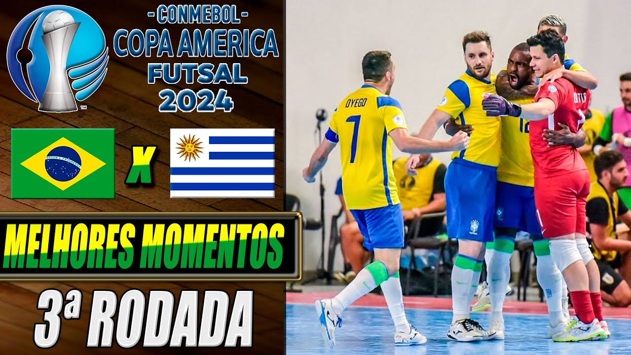 Brasil X Uruguai | 3ª Rodada | Copa América de Futsal 2024 (04/02/2024)