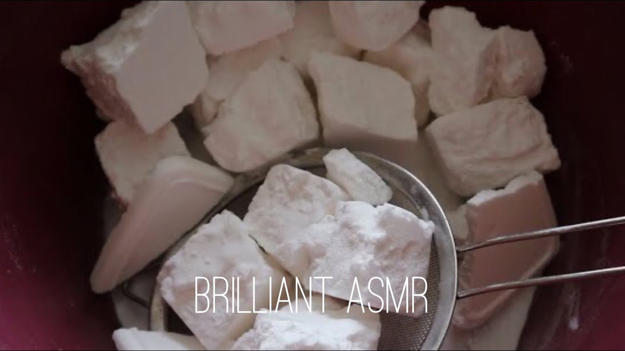 Asmr Baking Soda Crumble #oddlysatisfying