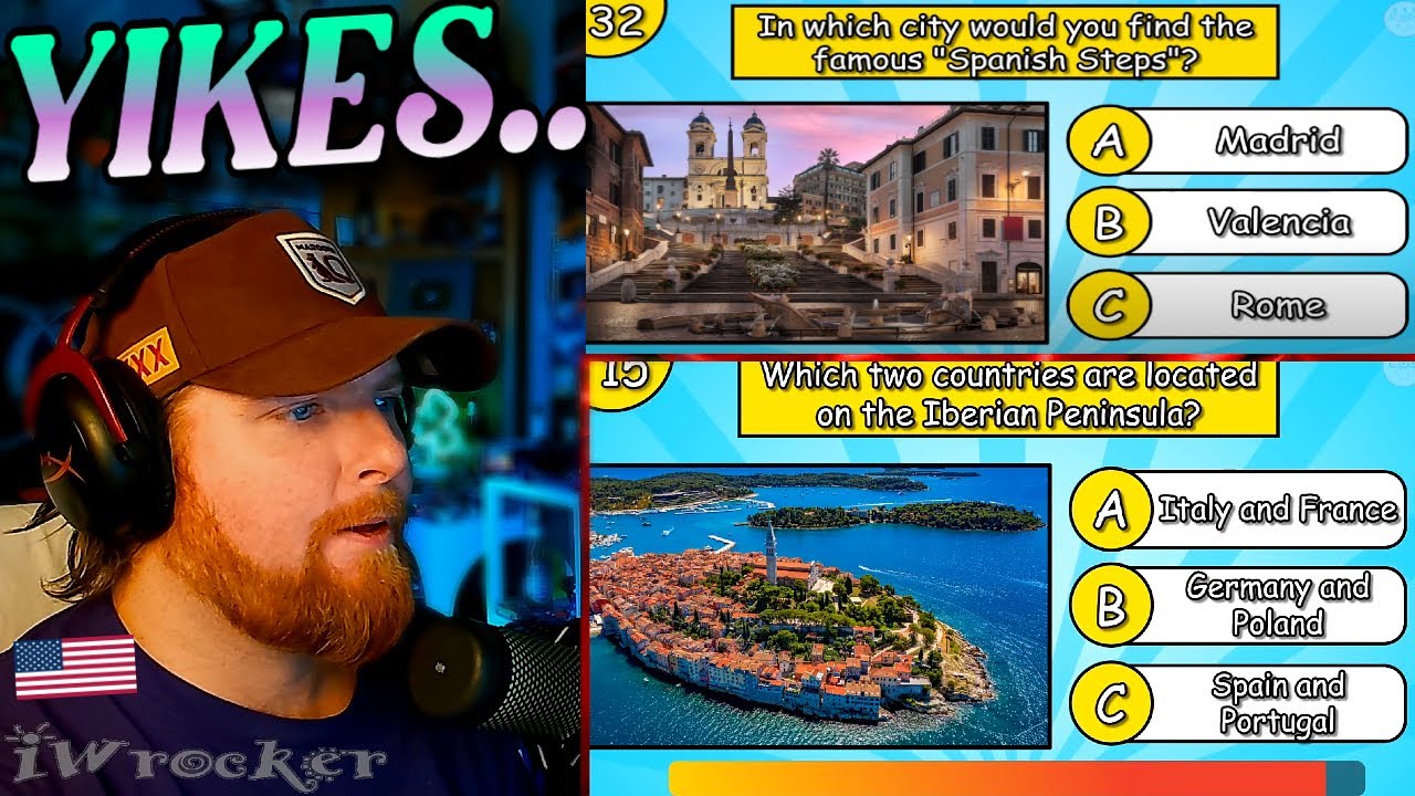 American Takes a Basic European Knowledge Quiz.. (I feel Dumb now)