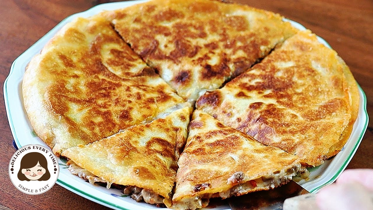 🔥Tastes better than pizza, super easy to make! 🍕🍕No oven needed, your kids will love it! 