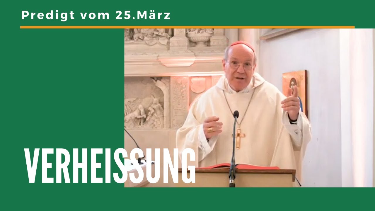 25. März: VERHEISSUNG - Die Predigt von Kardinal Schönborn bei der Morgenmesse