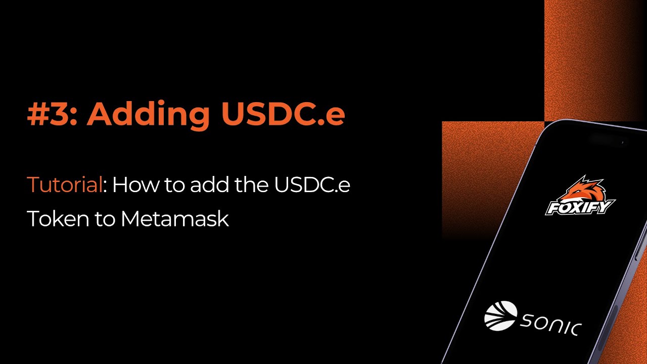 How to Add the USDC.e Token to MetaMask