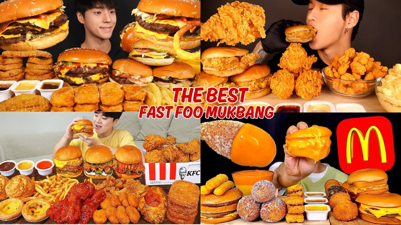 THE BEST FAST FOOD MUKBANG🍔🍕🍟| SATISFYING ASMR COMPILATION 🤤