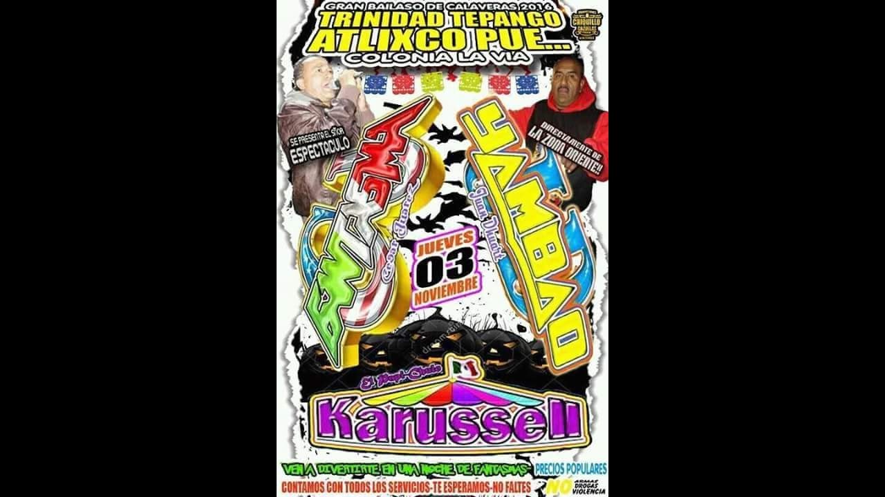 Cumbia Potosina O Tuya En Septiembre Sonido Karussell La Trinidad Tepango 03/11/2016