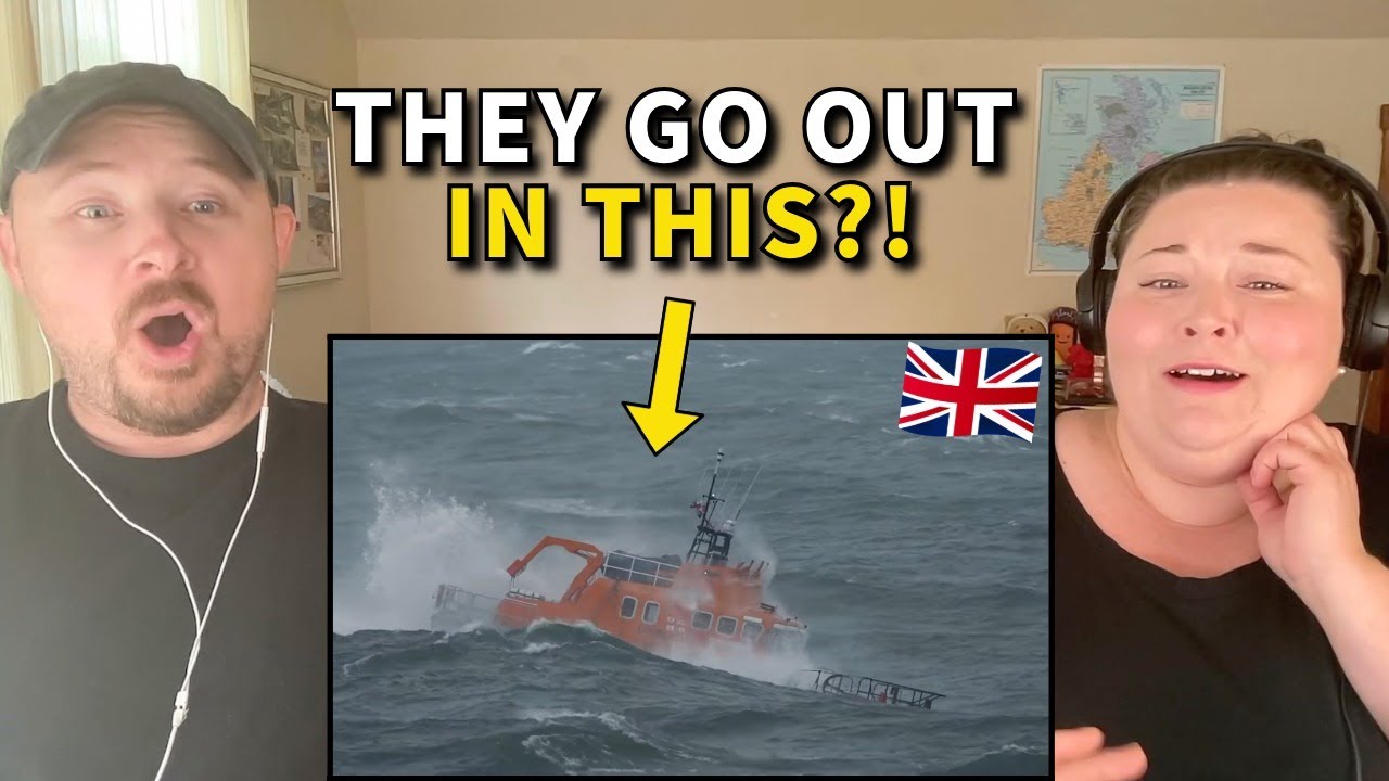 Americans React: How the RNLI Saves Lives in the Treacherous North Sea