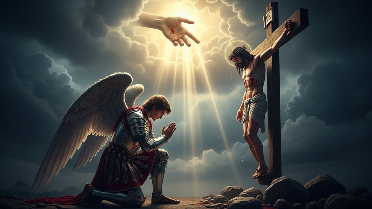 MIGUEL Se ARRODILLÓ Ante la Cruz y Esto Cambió el CIELO Para Siempre