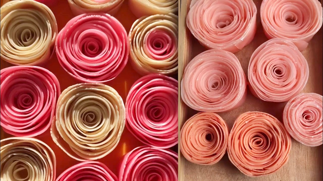 🩷💜 SOAP CRUSHING ASMR COMPILATION |  [IG : rocochka_asmr] | Soap roses