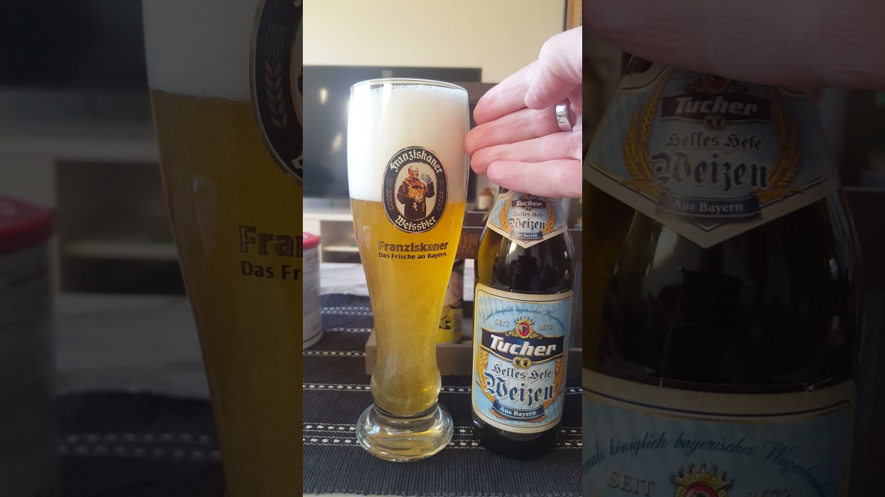 # 1082 Tucher Br&auml;u Helles Hefe Weizen 5.2 % (German Beer)