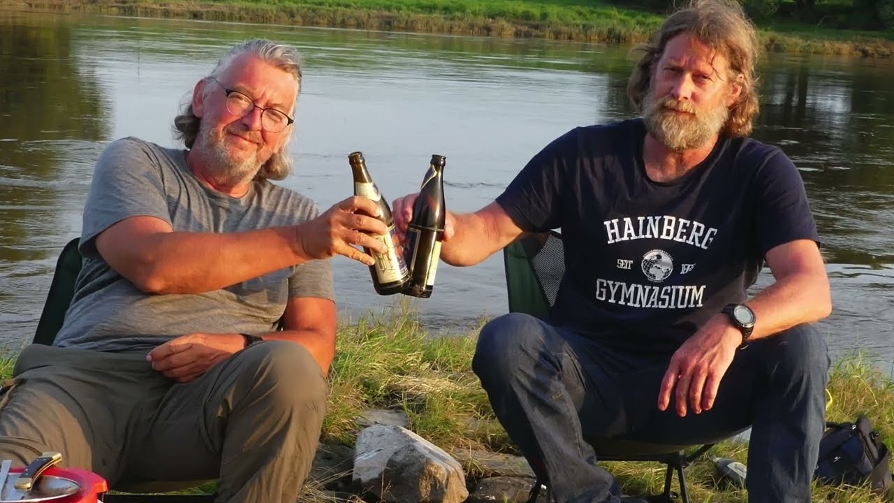 2021 auf der Elbe mit dem Packraft und dem Kanadier von Pirna nach Magdeburg