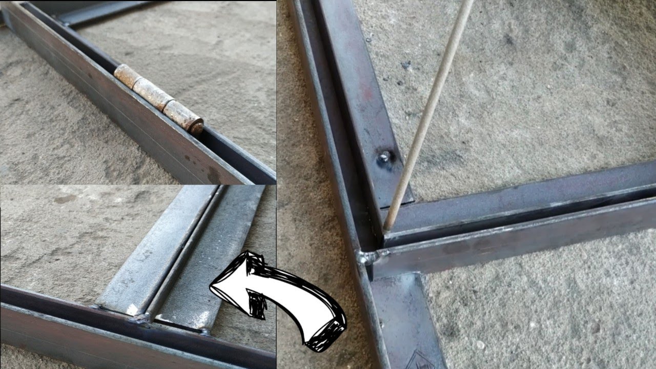 Front main gate frame joint tips | tools and tips | iron main gate frame